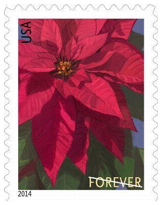 Poinsettia Stamp