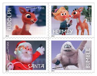 Rudolph the Red-Nosed Reindeer stamp