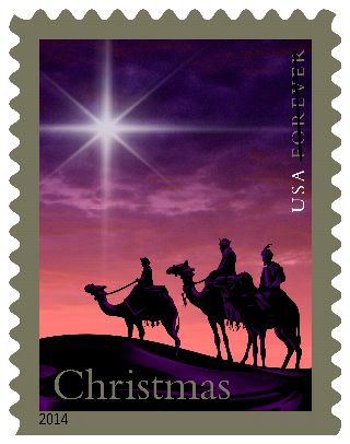 Christmas Magi stamp