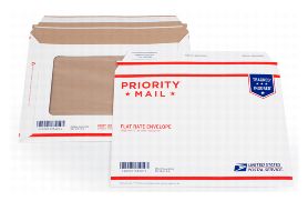 graphic of Priority Mail Window Flat Rate Envelope