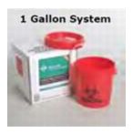 1 Gallon Soft Medical Waste container