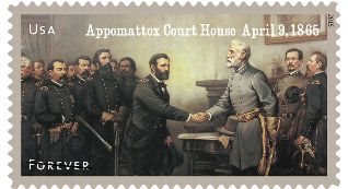Stamp Announcement 15-14: Civil War: 1865 Stamps - Appomattox