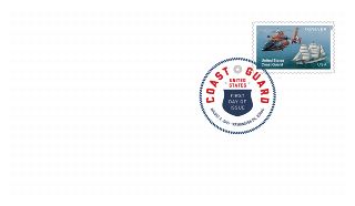 United States Coast Guard Stamp - Digital Color Postmark