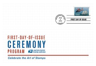 United States Coast Guard Stamp - Ceremony Program