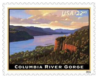 Stamp Announcement 16-03: Columbia River Gorge Stamp