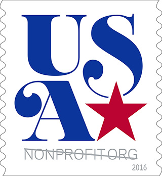 Stamp Announcement 16-12: USA Nonprofit Stamp