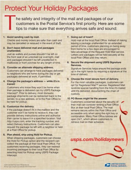 Protect Your Holiday Packages poster