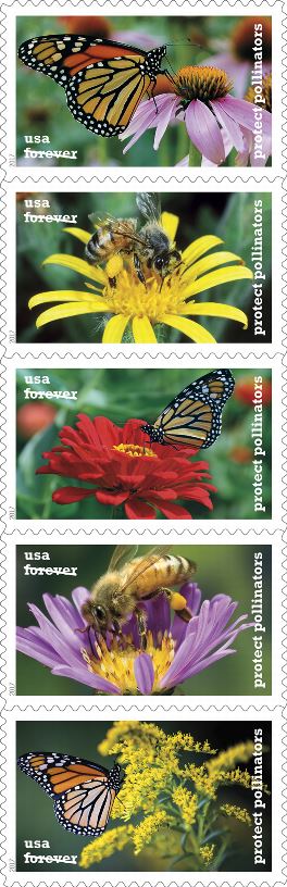 Protect Pollinators Stamps