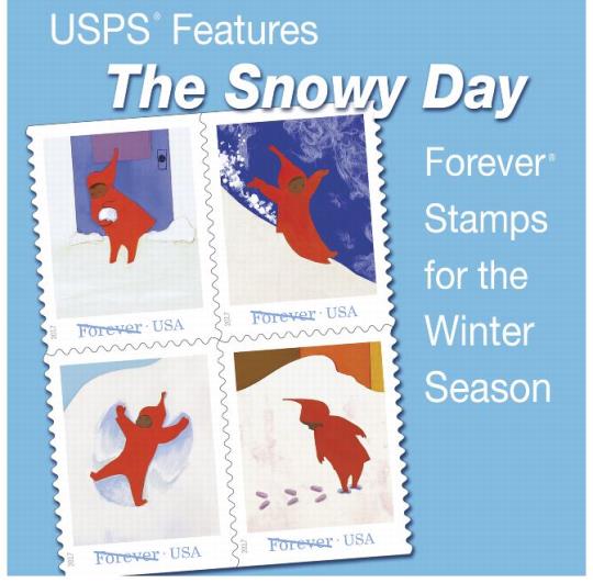 USPS Features The Snowy Day Forever Stamps for the Winter Season