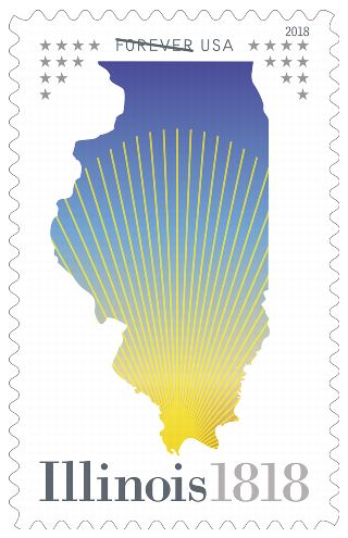 Illinois Statehood Stamp