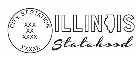 Illinois Statehood Pictorial Postmark