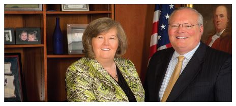 Postmaster General and Chief Executive Officer, Megan J. Brennan and Thomas G. Day Chief Sustainability Officer