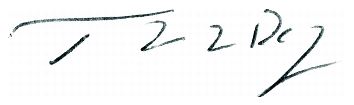 Thomas G. Day signature