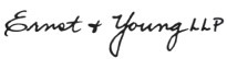 Ernst and Young signature