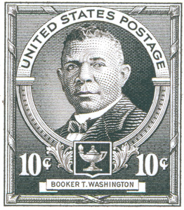 Image of die proof of ten-cent Booker T. Washington stamp