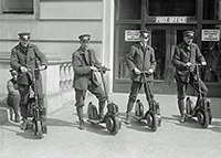 Autoped motor scooters, circa 1916