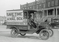 Mail truck in Washington, DC, 1916