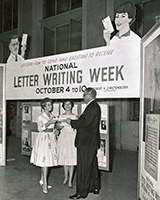 Promoting letter writing, 1959
