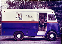 Mail truck, 1958