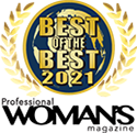 Image of the Professional Woman’s Magazine 2021 Best of the Best logo