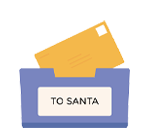 A simple illustration of a letter to Santa