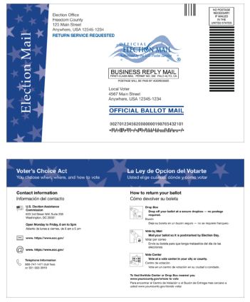 Ballot mail examples