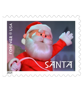 Holiday stamp image: Santa