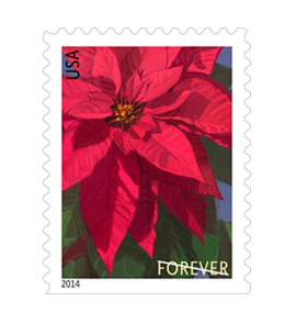 Holiday stamp image: Poinsettia