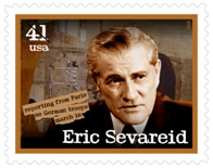 Image of Eric Aevareid stamp