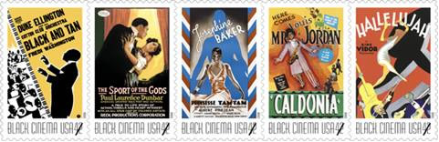 Vintage Black Cinema stamps