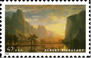Valley of the Yosemite stamp