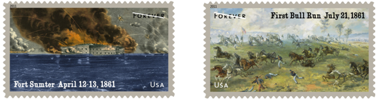 Civil War stamps