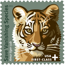 Save Vanishng Species stamp