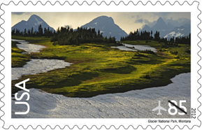 Galcier National Park stamp