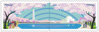 Cherry Blossom Forever Stamp