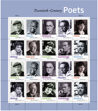 Twentieth-Century Poets Forever stamps