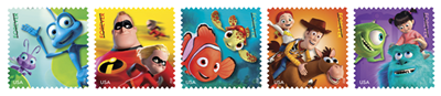 Disney Pixar stamps