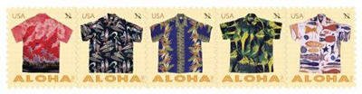 Aloha shirts  stamps