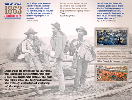 Gettysburg, Vicksburg Civil War Forever Stamps