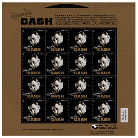 Johnny Cash Forever Stamps