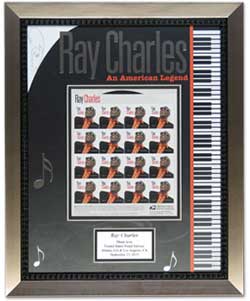 Ray Charles framed art