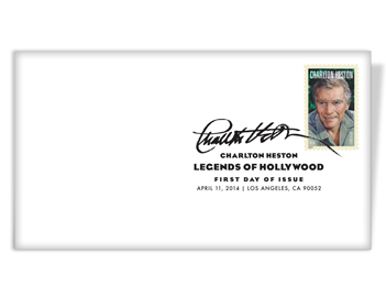 Charlton Heston First Day Cover