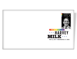 Harvey Milk Digital Color Postmark
