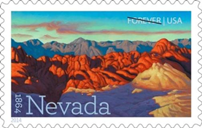 Nevada Statehood Forever stamp