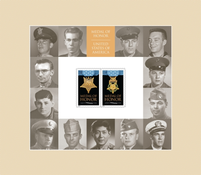 Korean War Medal of Honor Forever stamps dedicated at Arlington Cemetery