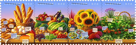 Farmers Market Forever stamps