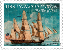 USS Contitution stamp