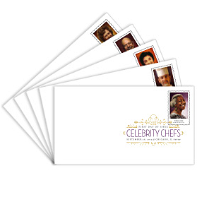 Celebrity Chefs Digital Color Postmark