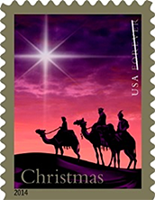 Christmas Magi Limited Edition Forever stamp 