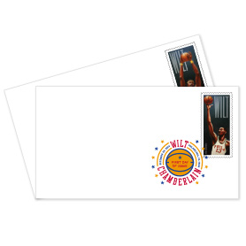 Wilt Chamberlain Digital Color Postmark